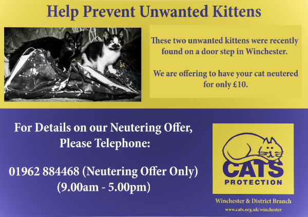 neutering offer poster